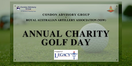 Condon Advisory Group & RAA Association Annual Charity Golf Day tickets
