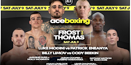 Ace Boxing - 9th July @ Mansfield Tavern tickets