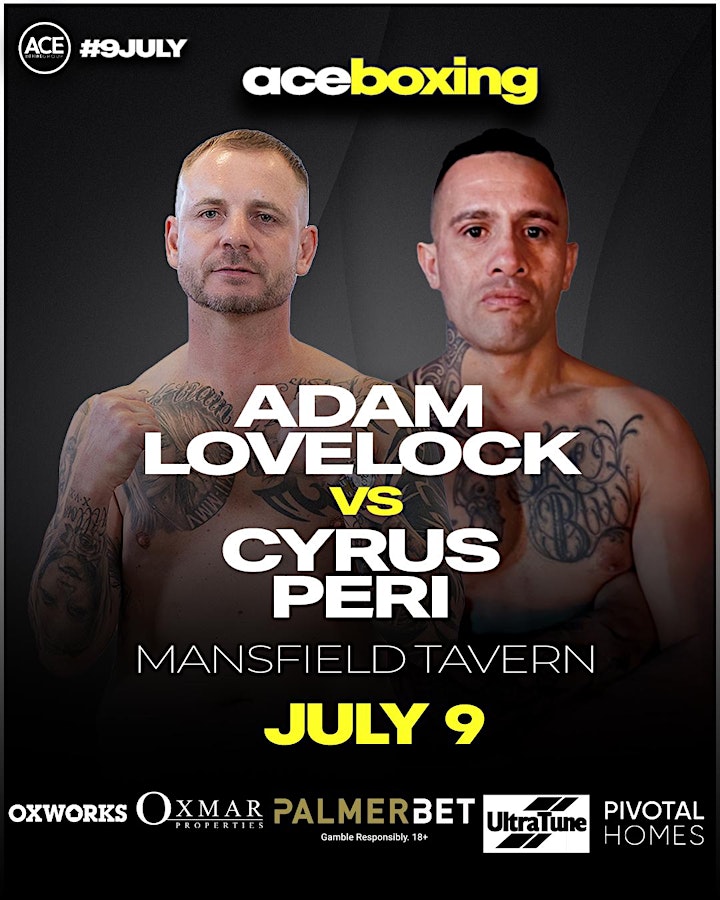 Ace Boxing - 9th July @ Mansfield Tavern image