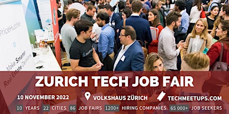 Zurich Tech Job Fair  Autumn 2022 tickets