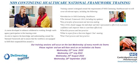 NHS Continuing Healthcare National Framework Training