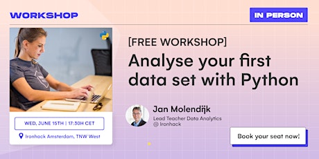 [FREE WORKSHOP] Analyse your first data set with Python
