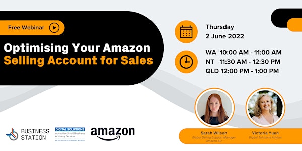 Optimising Your Amazon Selling Account for Sales by Sarah W & Victoria[WEB]