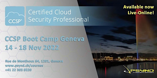 CCSP Boot Camp | GENEVA | Nov 14-18, 2022