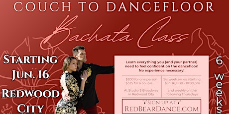 Couch to Dancefloor - Bachata Class Series for Beginners tickets