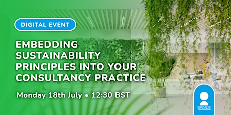 Embedding sustainability into your consultancy practice tickets