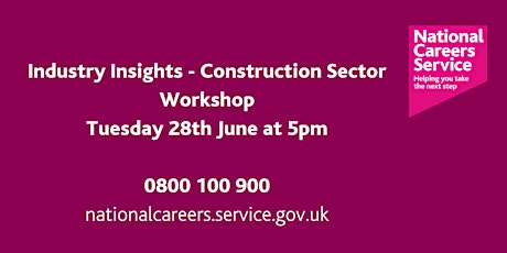 Industry Insights Workshop - Construction Sector tickets