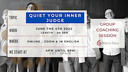 Group Coaching - Quiet Your Inner Judge primary image
