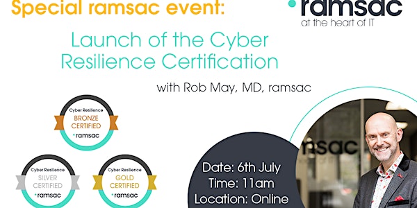 Special Launch Webinar: New Cyber Resilience Certification from ramsac
