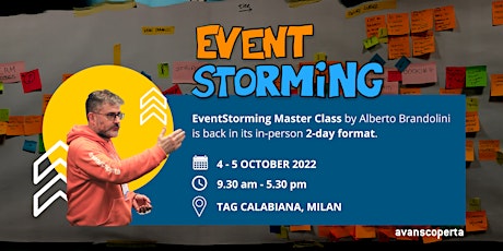 EventStorming Master Class - October 2022 (Milan) biglietti