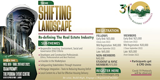 31st Lagos Builders' Conference
