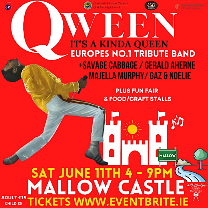 QWEEN  JUNE 11TH & GARTH BROOKS EXPERIENCE  JUNE 12TH MALLOW CASTLE image