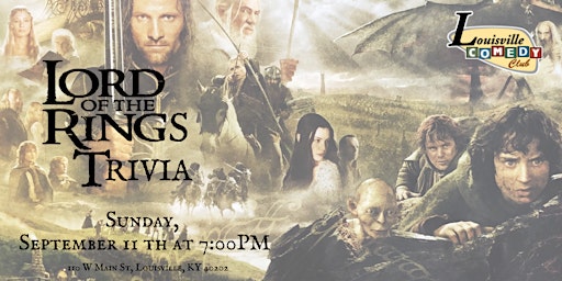Lord of the Rings Trivia at Louisville Comedy Club