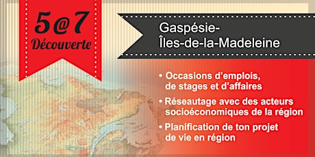 5@7 découverte Gaspésie-Îles-de-la-Madeleine primary image