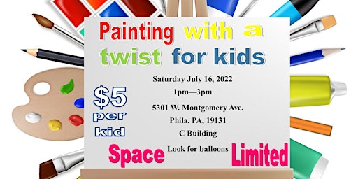 Painting with a twist for kids.