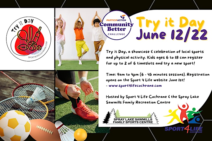 Cochrane Try it Day - June 12th image