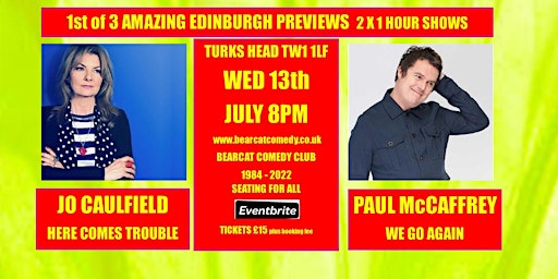 1st of 3 Amazing Edinburgh Preview Shows