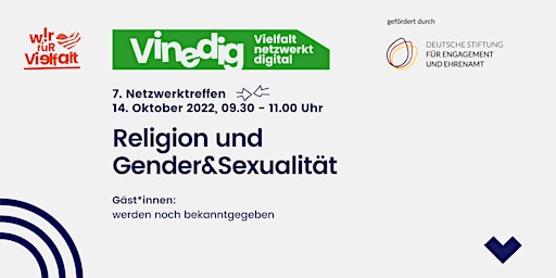 Vielfalt netzwerkt digital - Religion und Sexualität&Gender