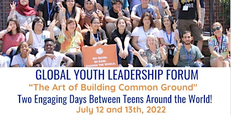Global Teen Leadership Program - The Art of Building Common Ground tickets