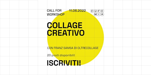 Workshop "Collage Creativo" di Mirko Pugliara @oltrecollage