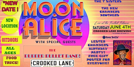 MOONALICE  ft. THE NEW CHAMBERS BROTHERS & T SISTERS - LIVE IN AUBURN!