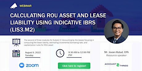 Calculating ROU asset and Lease Liability using indicative IBRs