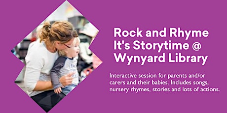 It's  Storytime! Bookings REQUIRED @ Wynyard Library tickets