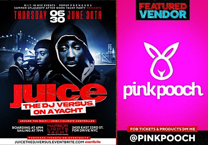 Last Chance!!  JUICE The Dj VerSus On A Yacht this Thursday image