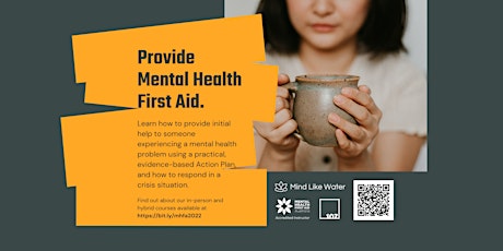 Standard Mental Health First Aid Course - August tickets