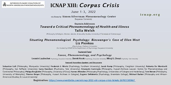 ICNAP 2022: XIII: Corpus Crisis