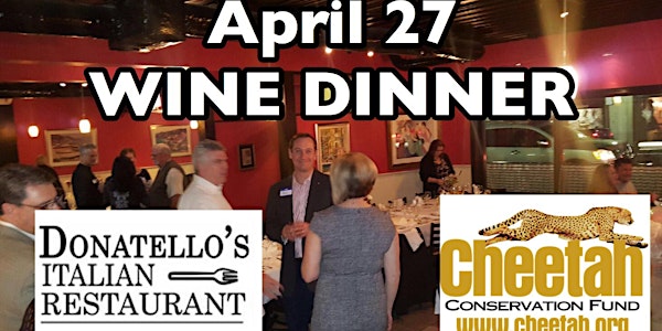 April 27 Wine Dinner at Donatello's