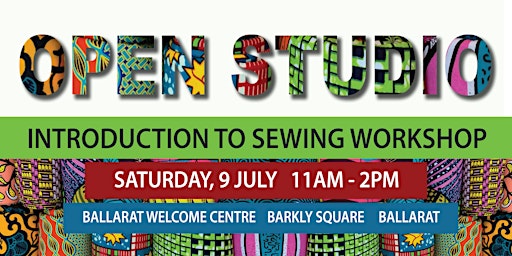 Open Studio Introduction To Sewing Workshop