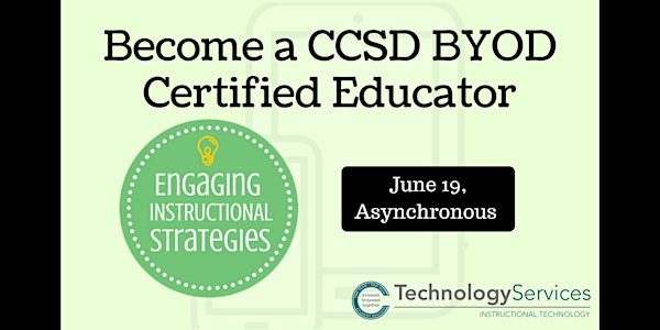 Become a CCSD BYOD Certified Educator