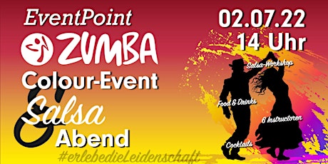 ZUMBA-Colour-Event & Salsa-Abend entradas