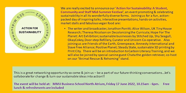Action for Sustainability: A Student, Community & Staff Mid-Summer Festival