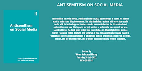 Antisemitism on Social Media tickets