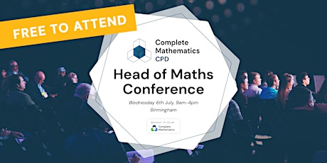 Head of Mathematics Conference 2022 tickets
