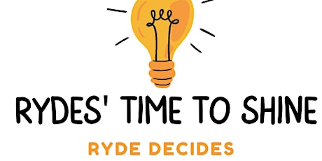 Rydes Time To Shine - Ryde Decides Participatory Budgeting Voting Event tickets