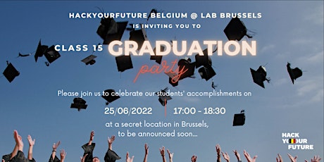 HYF Brussels Class 15 // Graduation tickets
