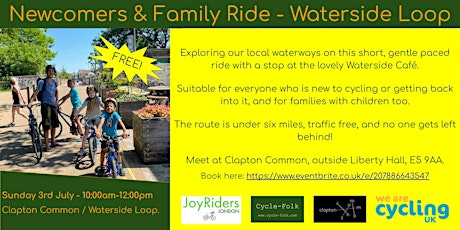 Newcomers & Family Bike Ride | Waterside Loop primary image