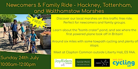 Newcomers & Family Bike Ride | East London Marshes primary image