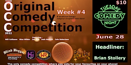 The Original Comedy Competition  At Comedy Tuesday Night