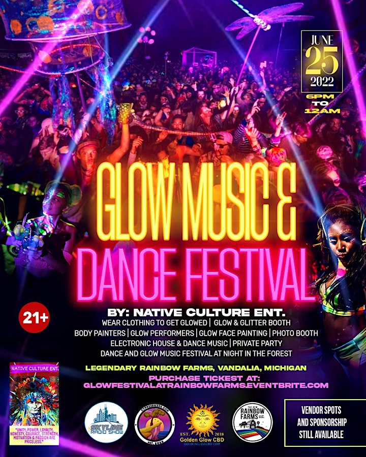 Glow Music & Dance Festival @ Rainbow Farms image