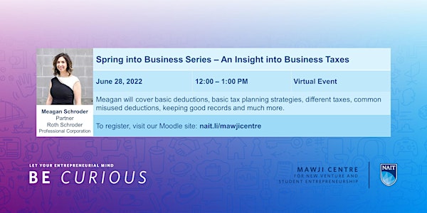 Spring into Business Series - An Insight into Business Taxes