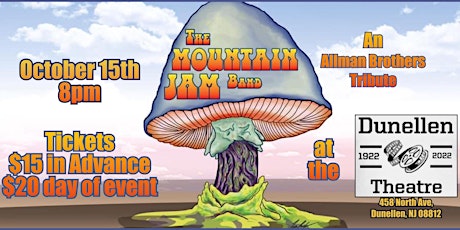 Mountain Jam Band (Allman Brothers Tribute) at the Dunellen Theatre
