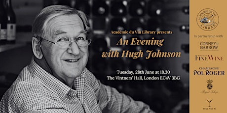An Evening with Hugh Johnson - in conversation and tasting wines tickets