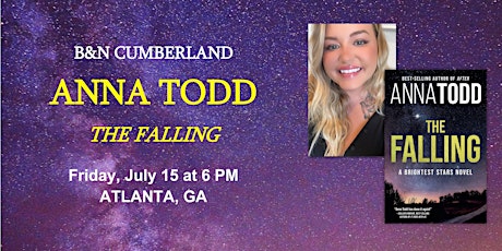 Anna Todd to discuss & sign THE FALLING at B&N-Cumberland tickets