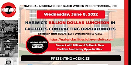 NABWIC  Billion Dollar Luncheon In Facilities Contracting Opportunities