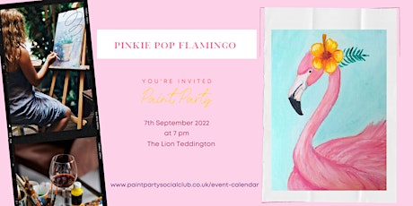 Paint Party  Pinkie Pop Flamingo