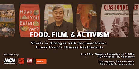 Food, Film, & Activism: shorts in dialogue with documentarian Cheuk Kwan tickets